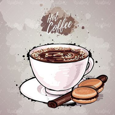 وکتور فنجان قهوه