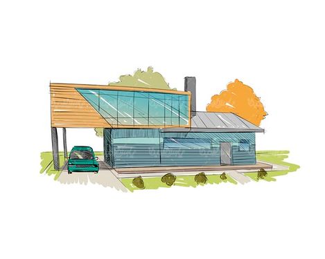 Building Design Vector