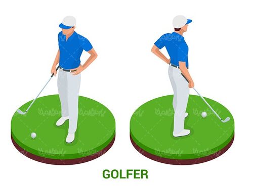 Golf vector