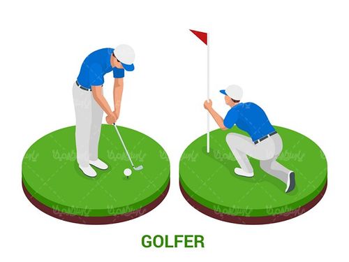 Golf vector