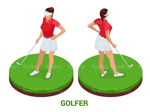 Golf vector