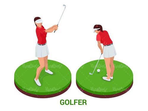 Golf vector