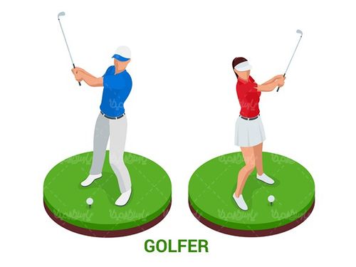 Golf vector
