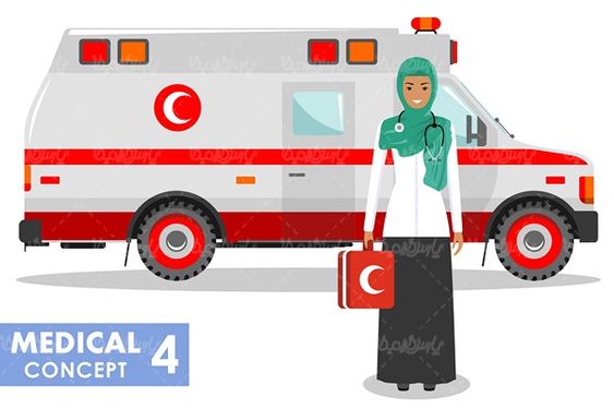 Ambulance vector
