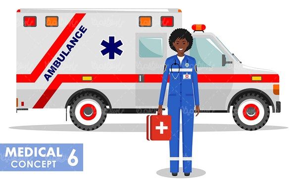 Ambulance vector