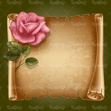 Old sheathed vector paper