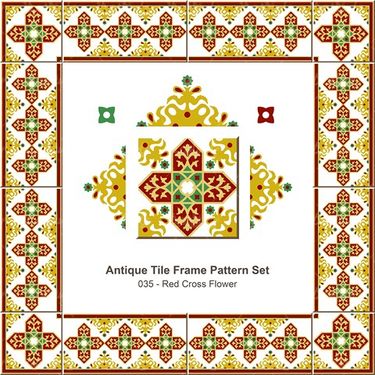 وکتور بک گراند کاشی کاری