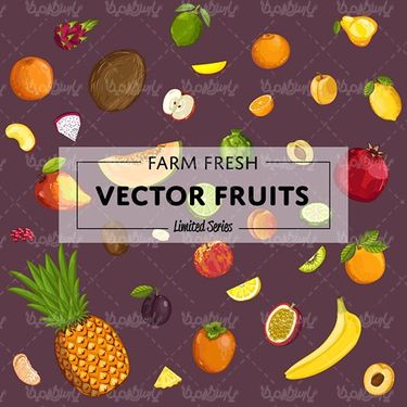 Organic Fruit Vector