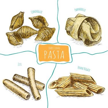 Pasta vector