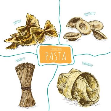 Pasta vector