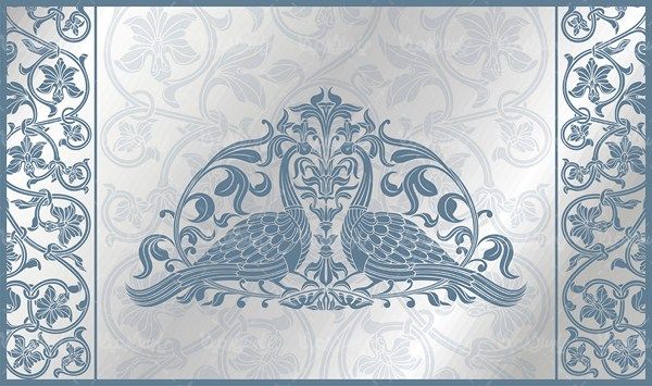 وکتور فریم گل و بوته