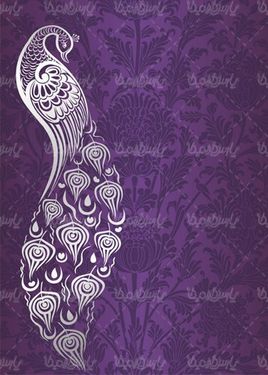 وکتور والپیپر گل و مرغ