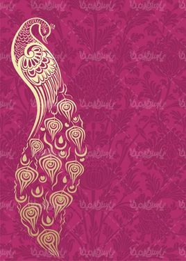 وکتور والپیپر گل و مرغ