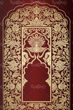 وکتور والپیپر گل و مرغ