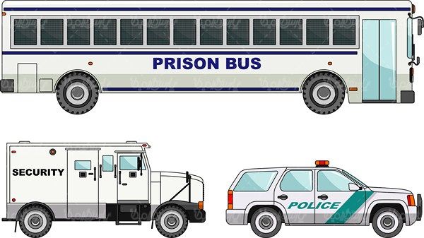 Police car vector