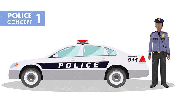 وکتور اتومبیل پلیس