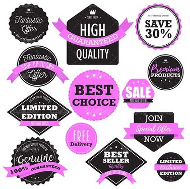 Vector label