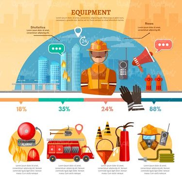 Vector fire fighting equipment