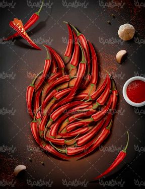 Pepper sauce vector