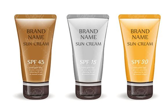 Cosmetics mockup vector