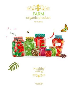 Organic Food Vector