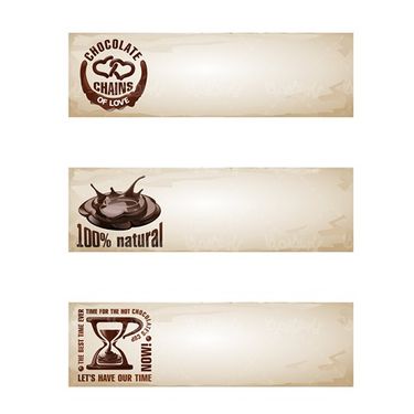 Chocolate Label Vector