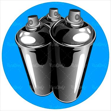 وکتور اسپری رنگ