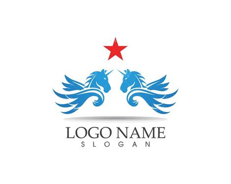 Vector horse logo