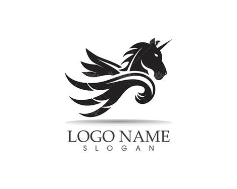Vector horse logo