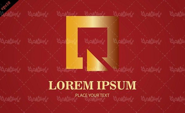 Vector golden sign
