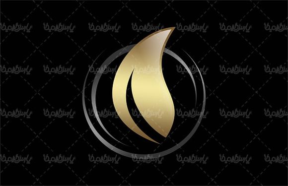وکتور لوگو برگ طلایی