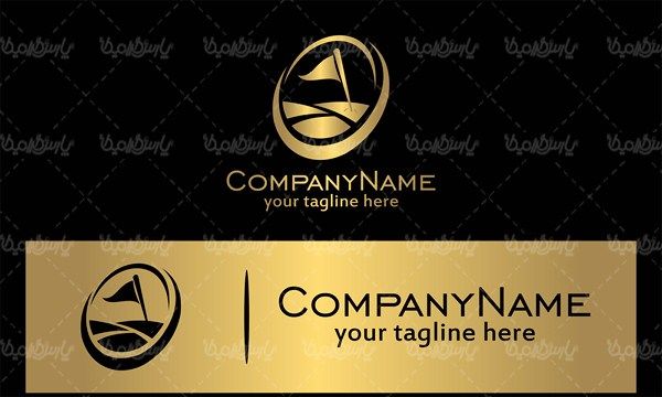 Vector golden sign