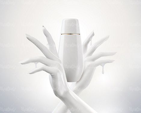 Cosmetics mockup vector