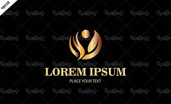 وکتور علامت طلایی