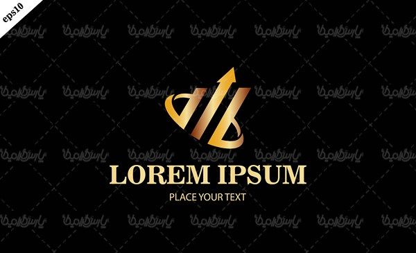Vector golden sign