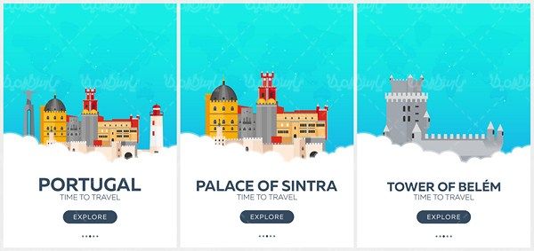 Vector Tourist Attractions