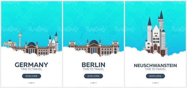 Vector Tourist Attractions