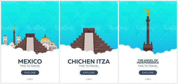 Vector Tourist Attractions