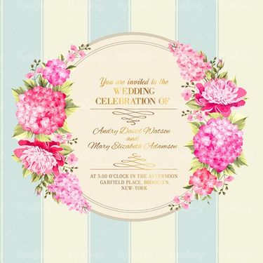 Vector floral border