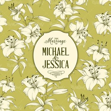 Vector floral border