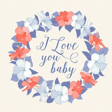 Vector floral border