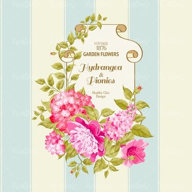 Vector floral border