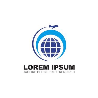 وکتور لوگو آژانس هواپیمایی