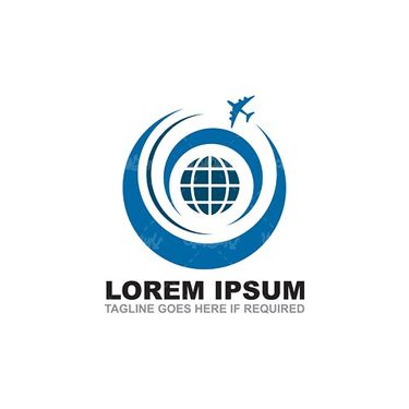 وکتور لوگو آژانس هواپیمایی