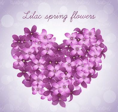 Vector spring bloom