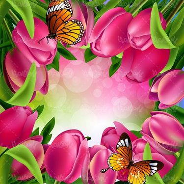 وکتور گل طبیعی