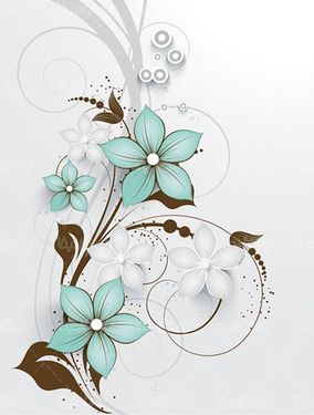 وکتور گل و بوته