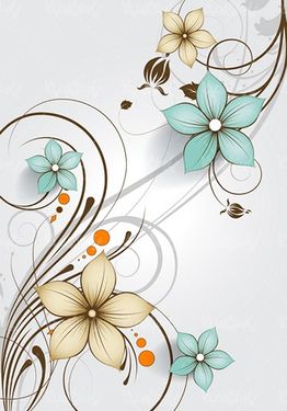 وکتور گل و بوته