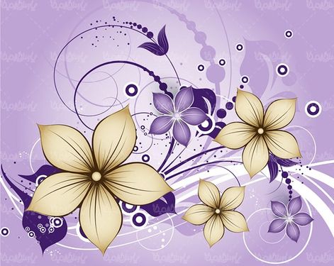 وکتور حاشیه گل