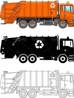 Waste Car Vector